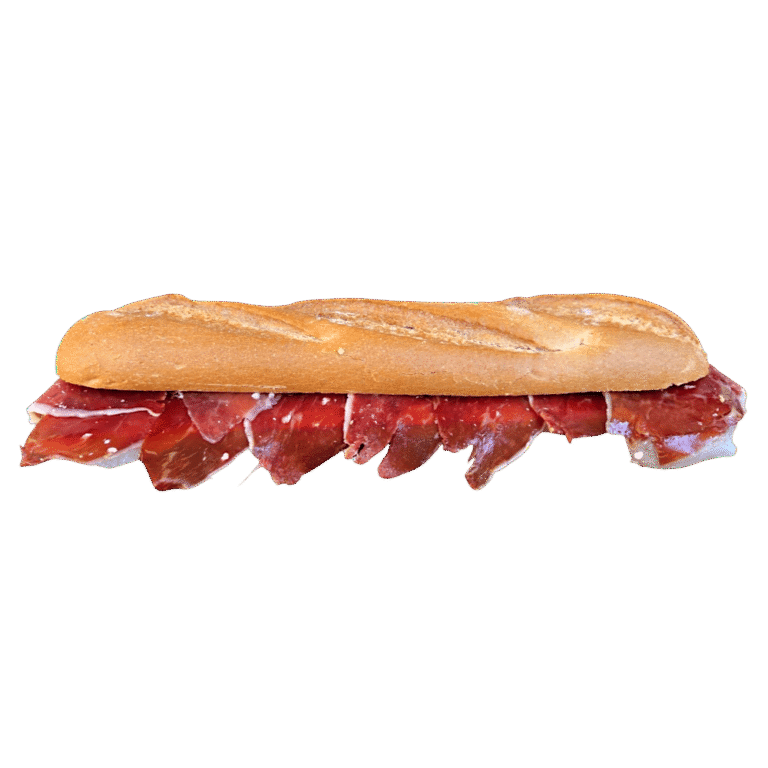 Bocadillo de jamón ibérico