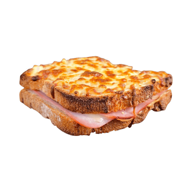Sandwich mixto con jamón ,queso y fundido con queso mozarela